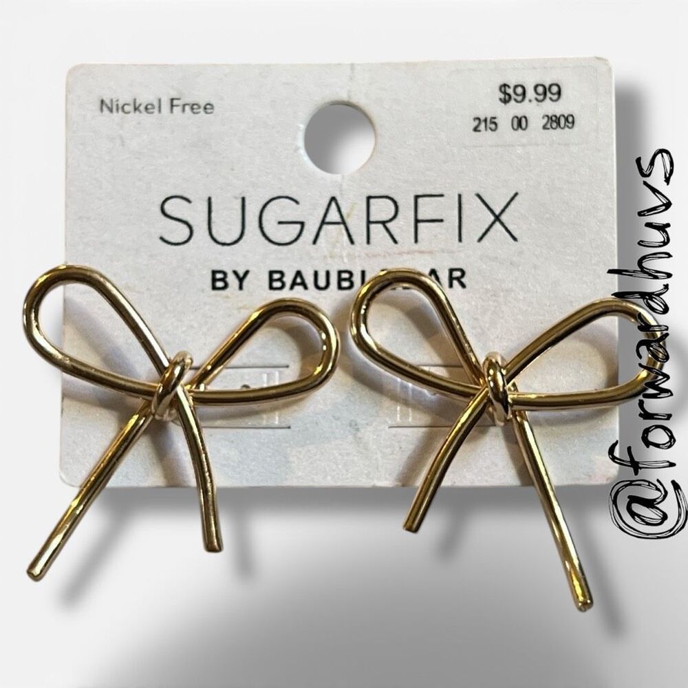 Bundle Sale 3 for $15 | SUGARFIX by BaubleBar Bow Earrings